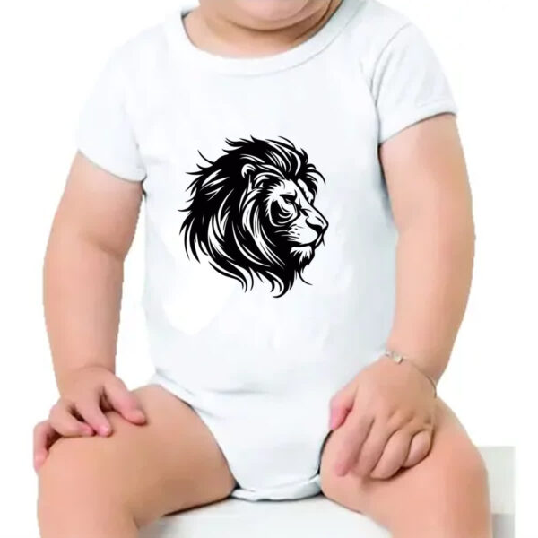 Body infantil Leao de Juda Linear - Imagem 4