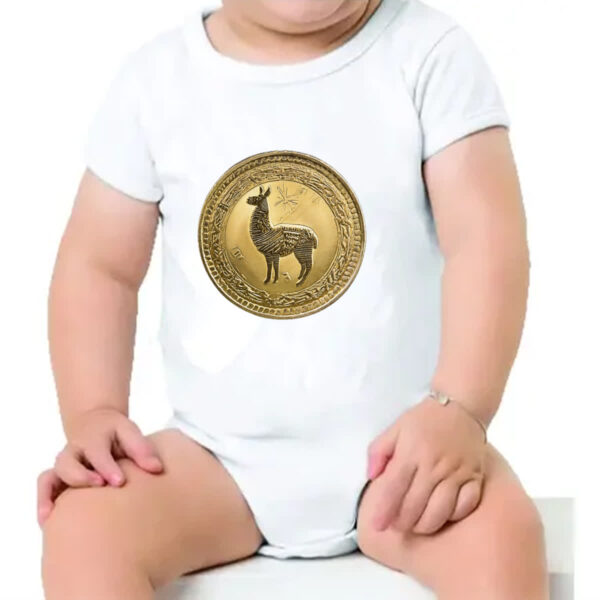 Body infantil Lhama coin - Imagem 4