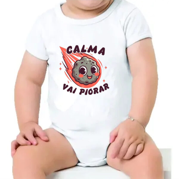 Body infantil Meteoro calma que vai piorar - Imagem 4