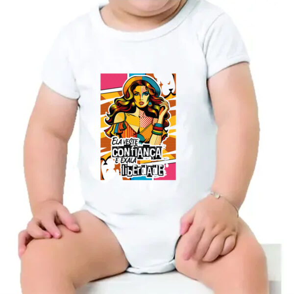 Body infantil Mulher exala liberdade - Imagem 4
