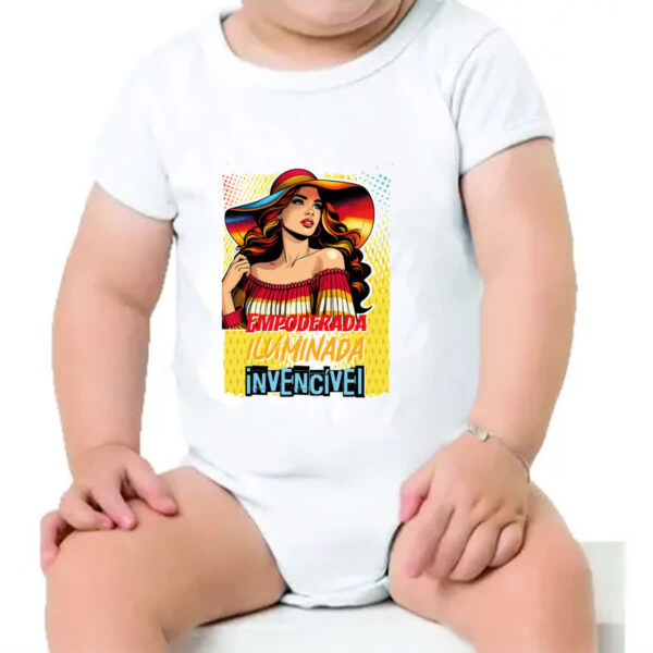 Body infantil Mulher invencivel - Imagem 4