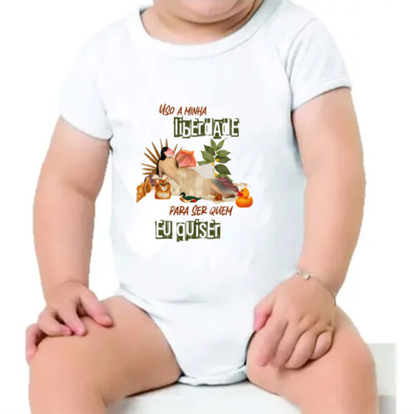 Body infantil Mulher liberdade - Imagem 4