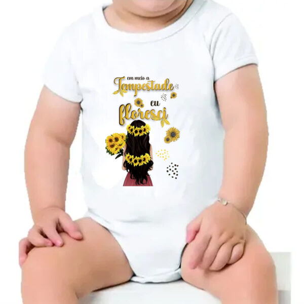 Body infantil Mulher na tempestade floresce - Imagem 4