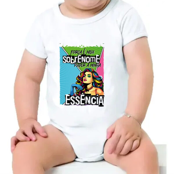 Body infantil Mulher poder essencia - Imagem 4