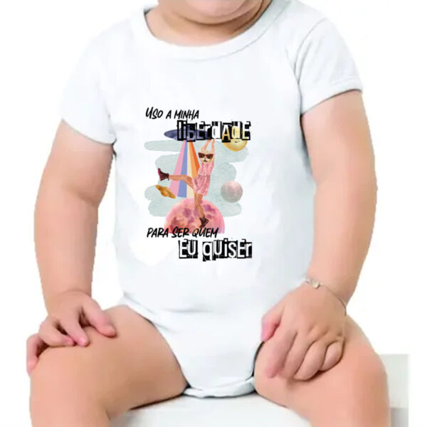 Body infantil Mulher ser quem quiser - Imagem 4