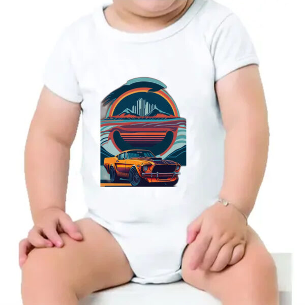 Body infantil Mustang Cobra Shelby Colorful Shades - Imagem 4