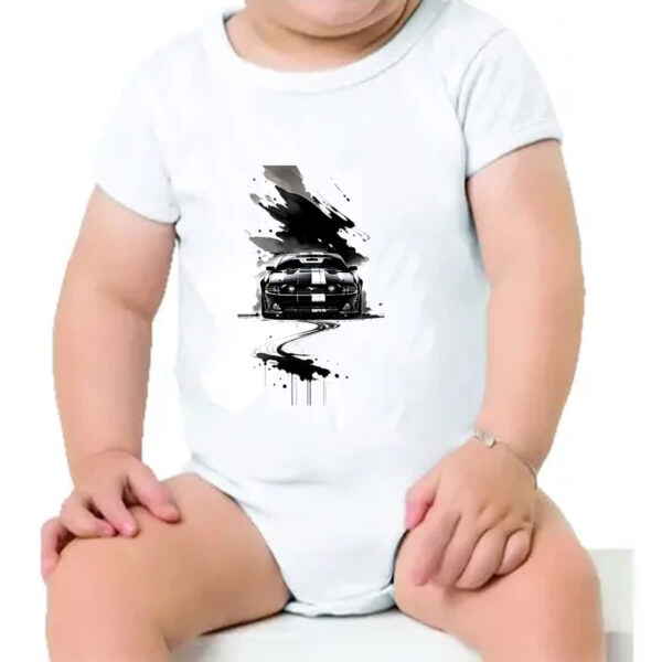 Body infantil Mustang Oil Art - Imagem 4