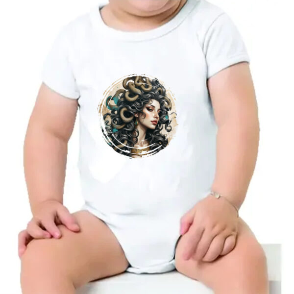 Body infantil Medusa beleza perigosa - Imagem 4