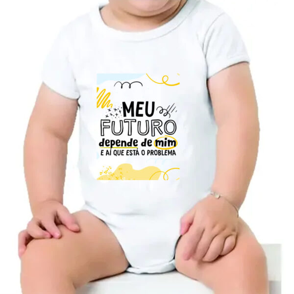 Body infantil Meu futuro depende de mim - Imagem 4