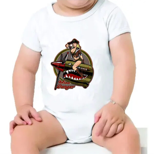 Body infantil Miss Danger Vintage - Imagem 4