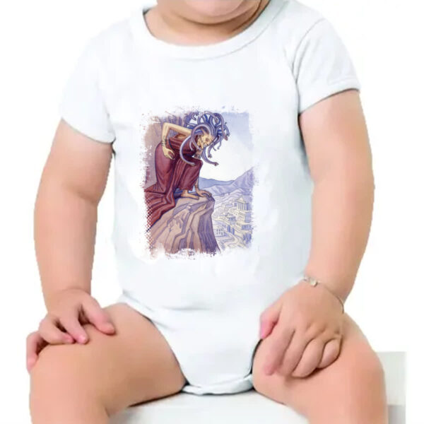 Body infantil Mitologia Grega Meduza a Lapis - Imagem 4