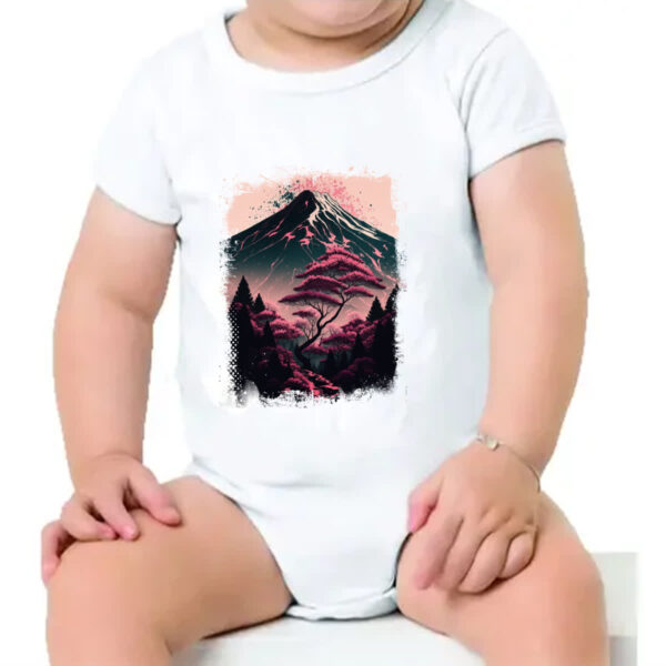 Body infantil Montanha Fugi Japao 4 - Imagem 4