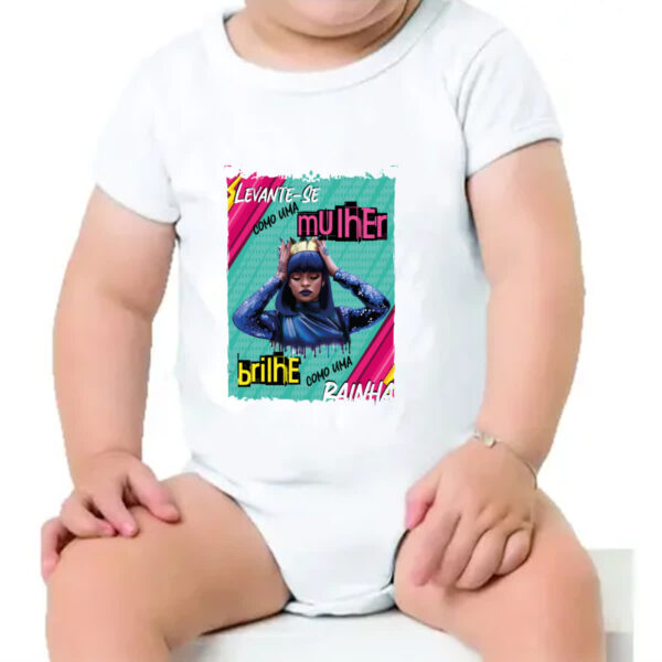 Body infantil Mulher brilha como rainha - Imagem 4