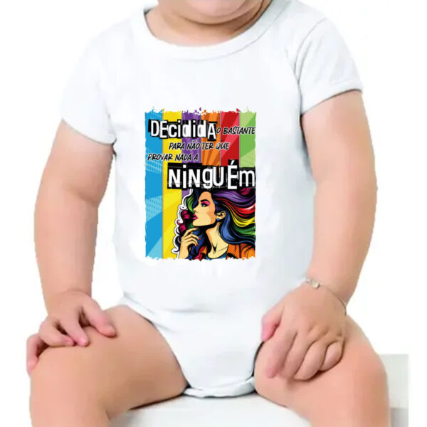 Body infantil Mulher decidida - Imagem 4