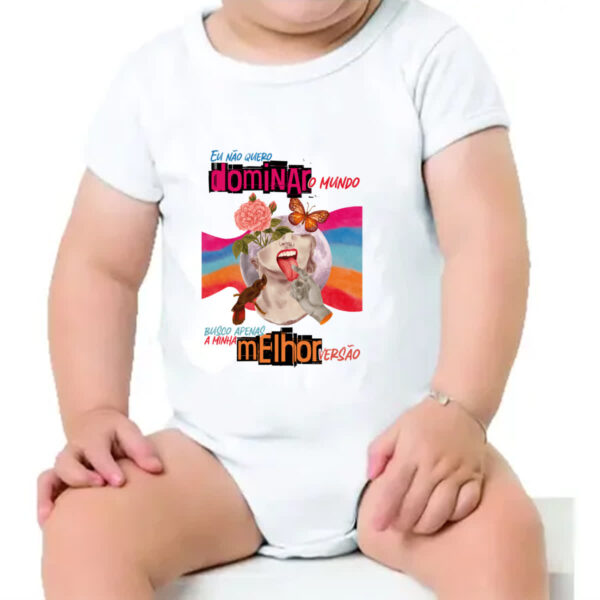Body infantil Mulher dominar o mundo - Imagem 4