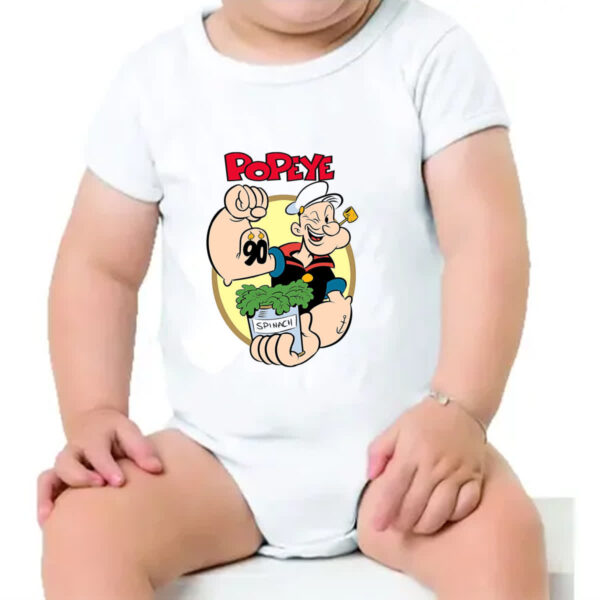 Body infantil Nostalgia Popeye 90 anos - Imagem 4