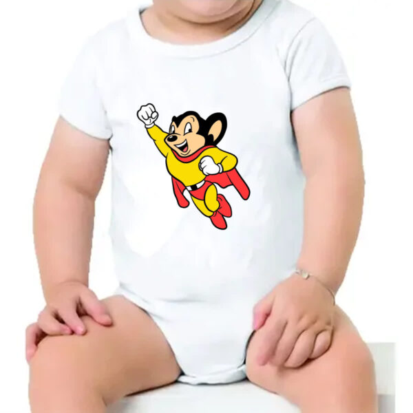 Body infantil Nostalgia Super Mouse - Imagem 4
