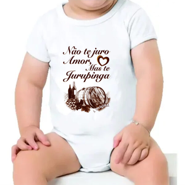 Body infantil Nao te juro amor jurupinga barril - Imagem 4