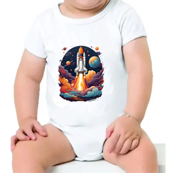 Body infantil Nave Espacial em lancamento - Imagem 4