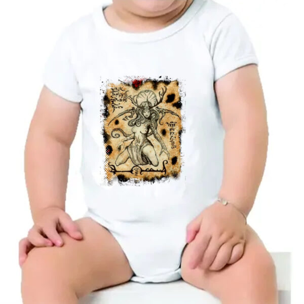 Body infantil Necronomicon Fragmento Deusa Hiperboria - Imagem 4