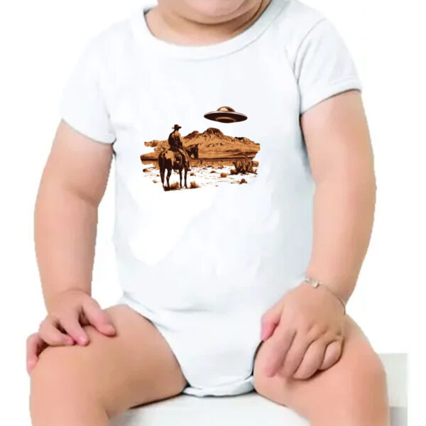 Body infantil UFO e Cowboy - Imagem 4