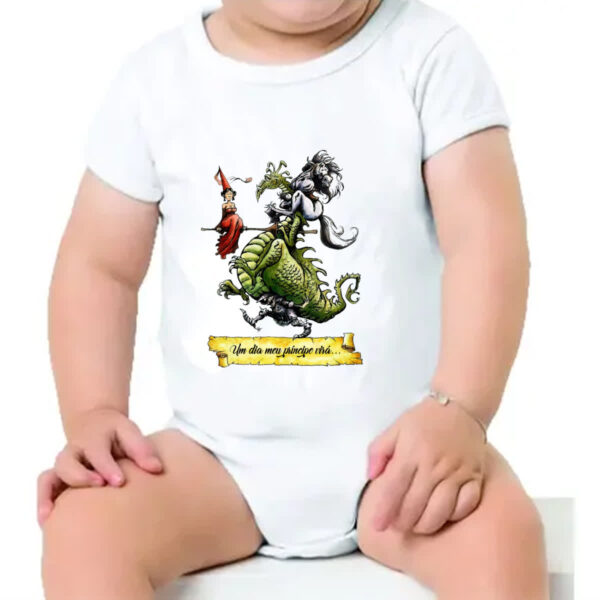 Body infantil Um dia meu principe vira - Imagem 4