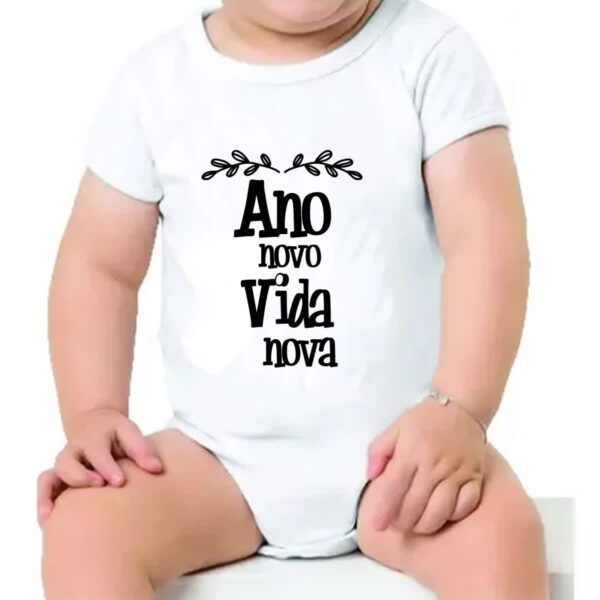 Body infantil Ano novo vida nova - Imagem 4