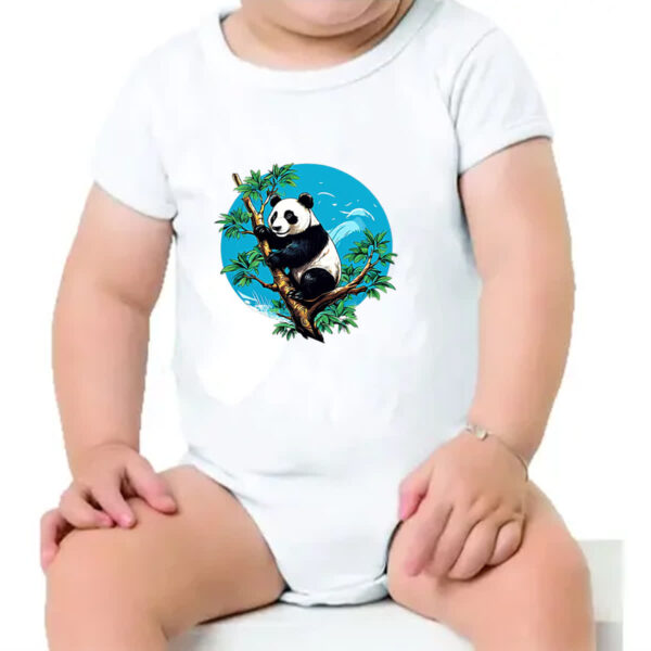 Body infantil Urso panda na arvore - Imagem 4