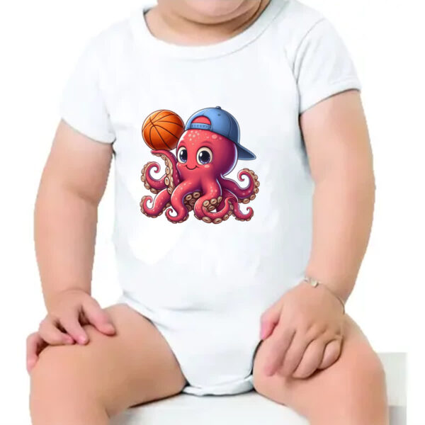 Body infantil Octopus basquete - Imagem 4