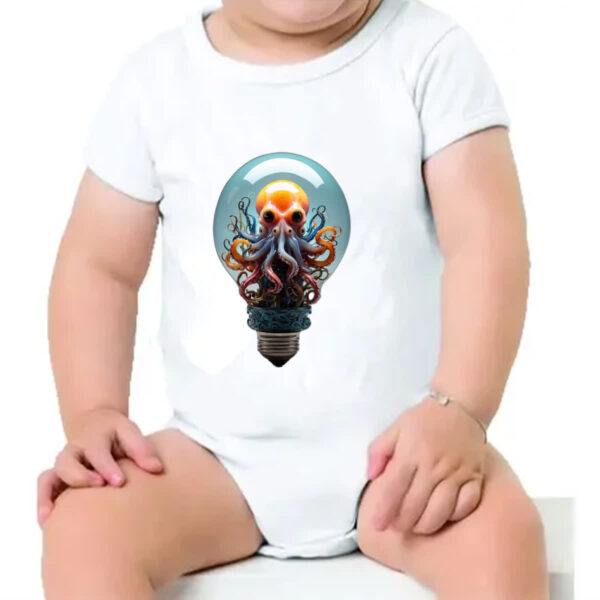 Body infantil Octopus na lampada - Imagem 4