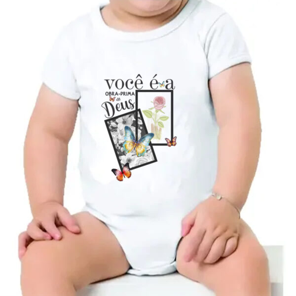 Body infantil Obra prima de Deus - Imagem 4