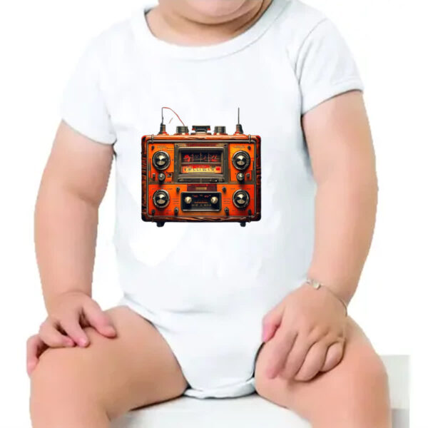Body infantil Old School Radio - Imagem 4
