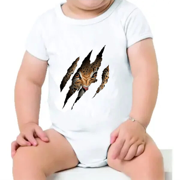 Body infantil Onca pintada atras do rasgo - Imagem 4