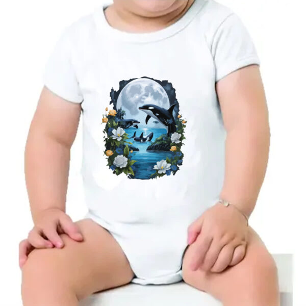 Body infantil Orca ao luar - Imagem 4