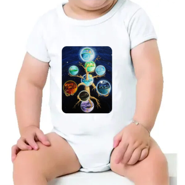 Body infantil Os noves reinos - Mitologia Viking - Imagem 4