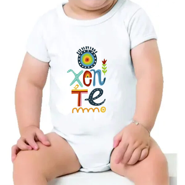 Body infantil Oxente elementos nordestinos - Imagem 4
