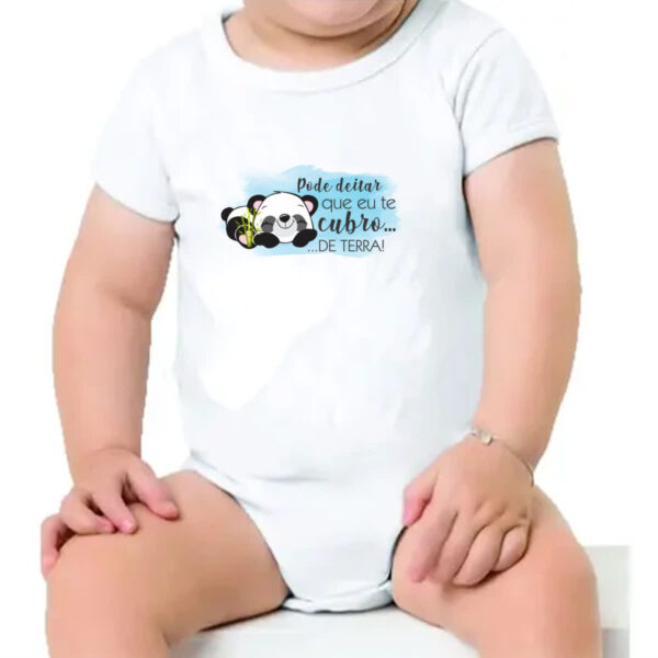 Body infantil Panda pode deitar - Imagem 4