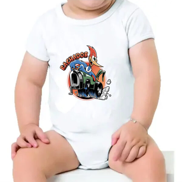 Body infantil Pica Pau Rachador - Imagem 4