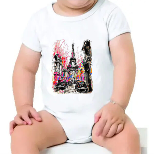 Body infantil Paris street art - Imagem 4