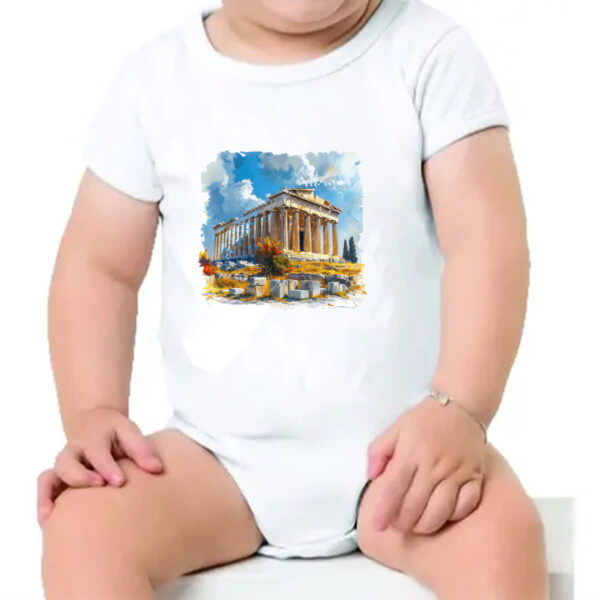 Body infantil Partenon watercolor - Imagem 4