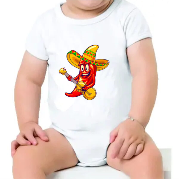 Body infantil Pimenta sombrero serenata - Imagem 4