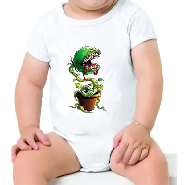 Body infantil Planta carnivora no vaso - Imagem 4