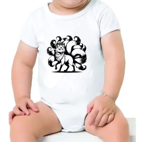 Body infantil Raposa nove caudas mitologia japao - Imagem 4