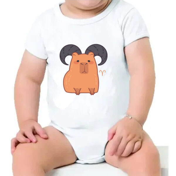 Body infantil Signo Capivara Aries - Imagem 4