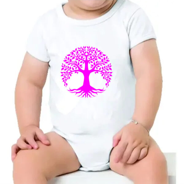 Body infantil Arvore da vida pink - Imagem 4