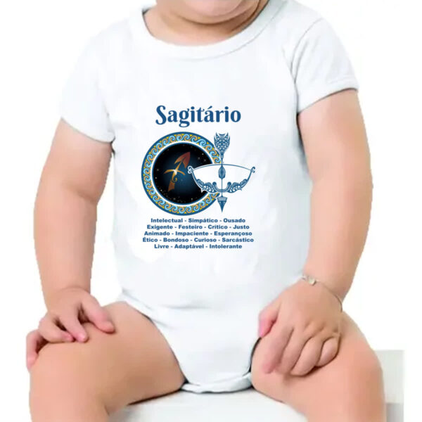 Body infantil Signo de Sagitario adjetivos - Imagem 4
