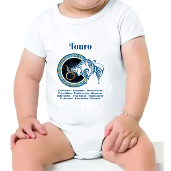 Body infantil Signo de Touro adjetivos - Imagem 4