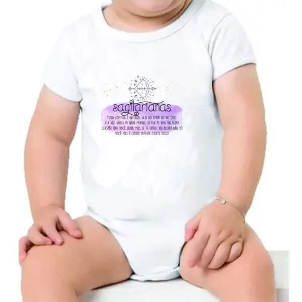 Body infantil Signo sincero Sagitario - Imagem 4