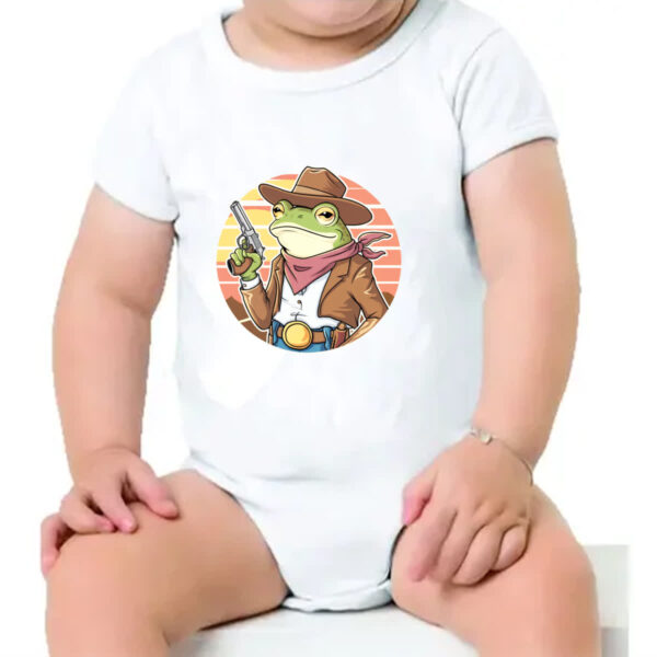 Body infantil Sapo cowboy sunset - Imagem 4