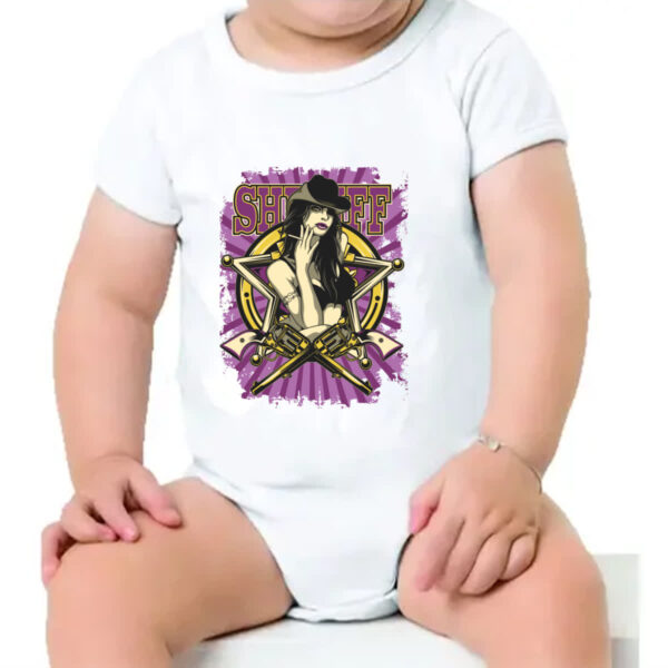Body infantil Sheriff girl - Imagem 4